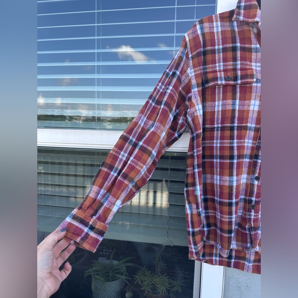 Stanley Cotton Plaid Button Down Flannel - Picture 6 of 7